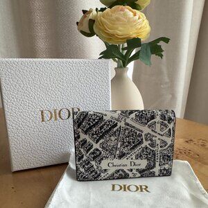 Christian Dior Plan de Paris Limited Edition Card Holder